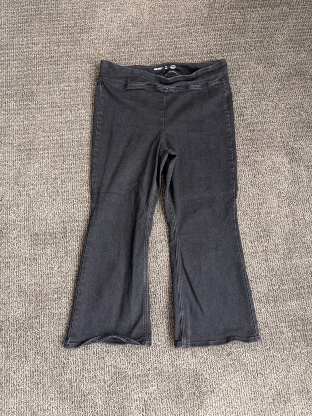 Old Navy High-Rise Weekender Flare Jeans - Black 16 Petite